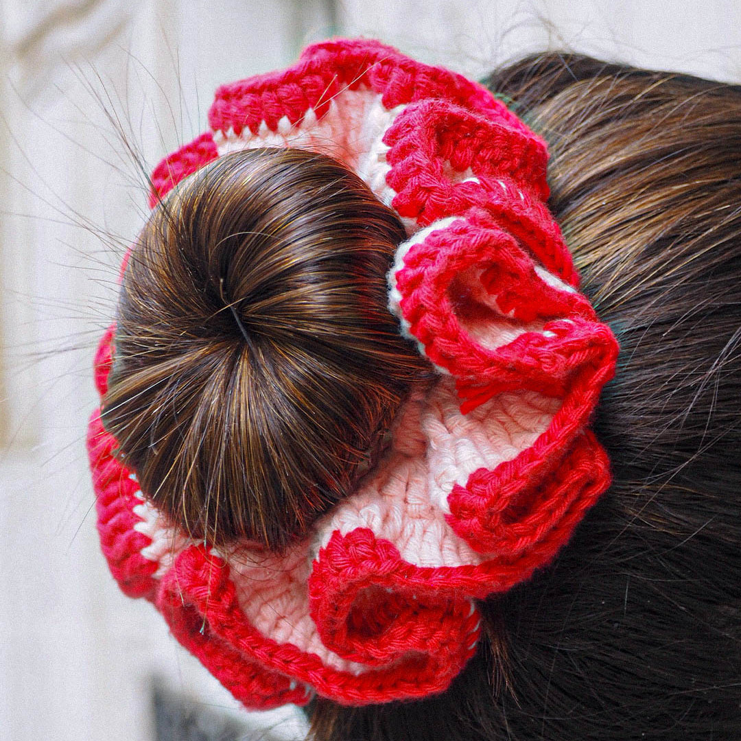 L - Pink and Red