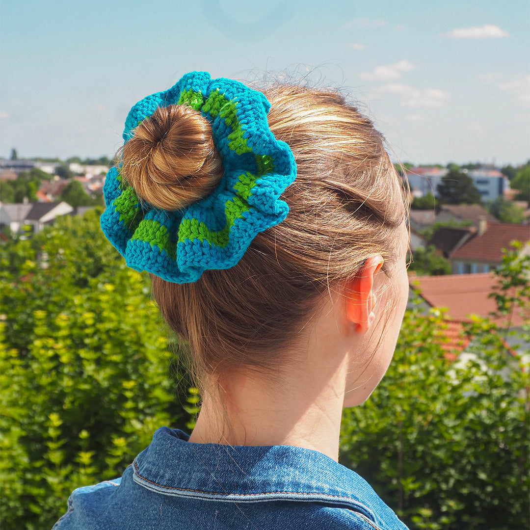 M - Blue and Green