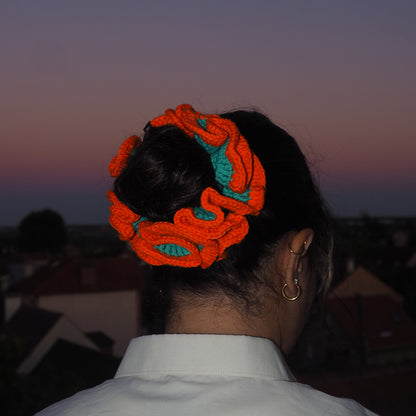 XL - Turquoise & Orange